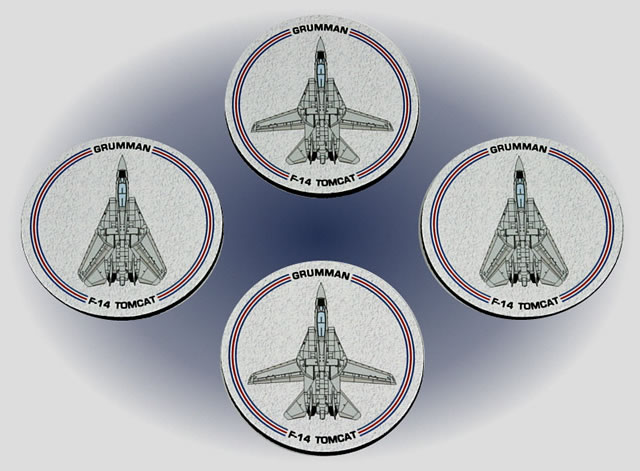 F-14 Tomcat Coaster Set